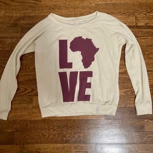 Love Africa sweater tee BLM African American Black History Anthropologie Target